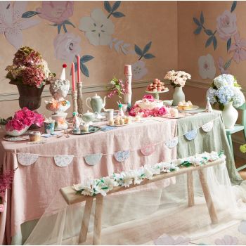 Floral Fabric Chandelier 2