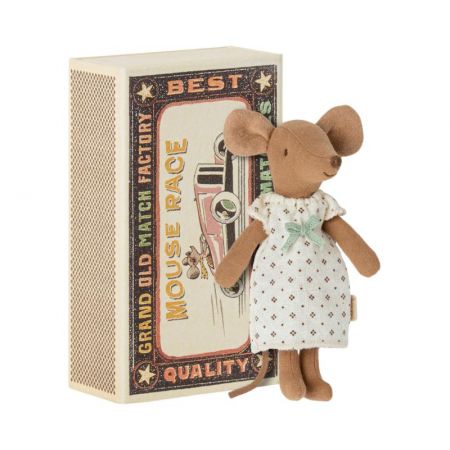 Big sister mouse in matchbox (12cm)