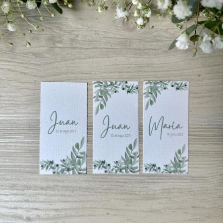 Customized favor Olive-tree Tag (14u.)