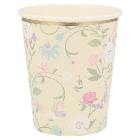 Ladurée Paris Floral Cups (8u)