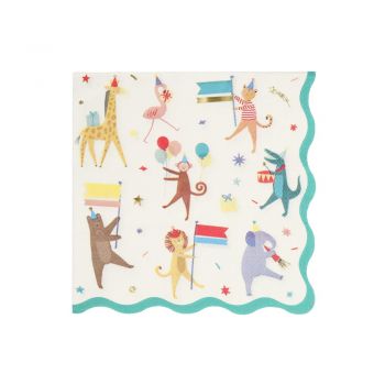 Animal Parade Large Napkins (16u) 2