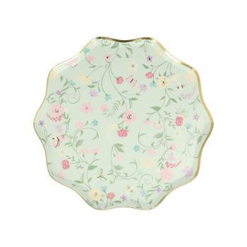 Ladurée Paris Floral Plates (8u) 2