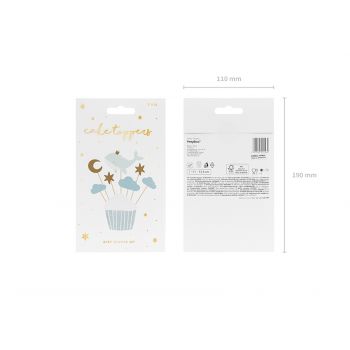 Cupcake toppers - Whale (7u) 2