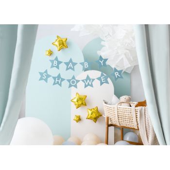 Banner Baby shower, light blue 2