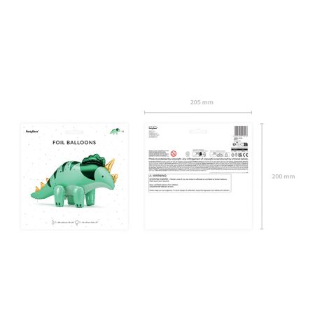 Globo - Dinosaurio Triceratops