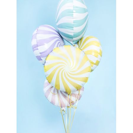 Foil Balloon Candy, Yellow