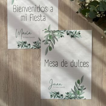 Cartel Olivo personalizado 2