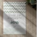 Customized Green Zigzag Poster