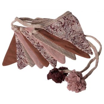 Garland 10 flags - Rose