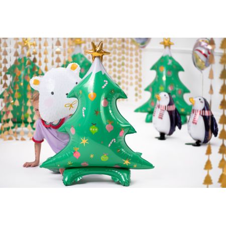 Standing foil balloon Christmas tree