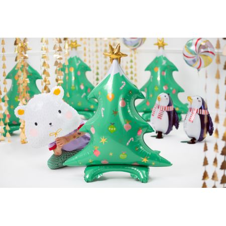 Standing foil balloon Christmas tree