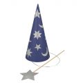 Wizard Party Hats & Wands (6u)