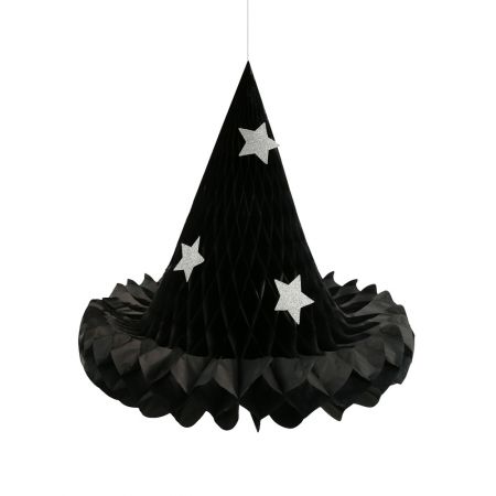 Hanging honeycomb witch hat decorations (3u)