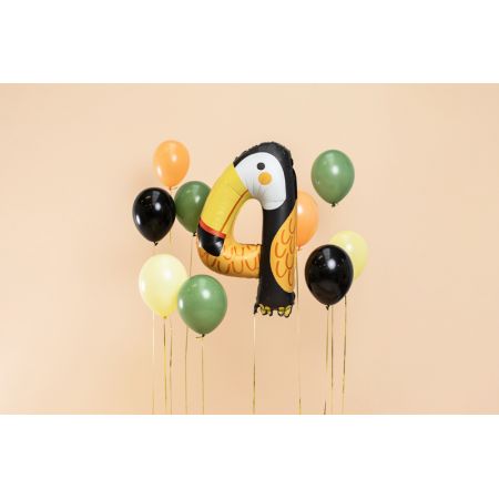 Foil balloon - Number 4 - Tucan
