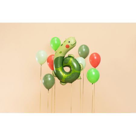 Foil balloon - Number 6 - Turtle