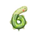 Foil balloon - Number 6 - Turtle