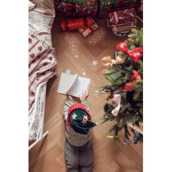 Santa's footprint stencils (3u) 2