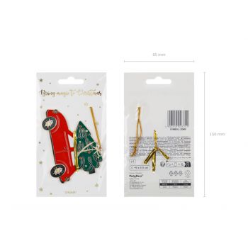 Metal hanging decoration Christmas Car 2
