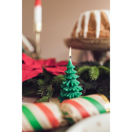 Vela árbol de Navidad (10cm)