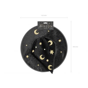 Witch's hat, Stars black 2