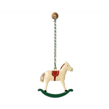 Rocking Horse Ornament - Metal