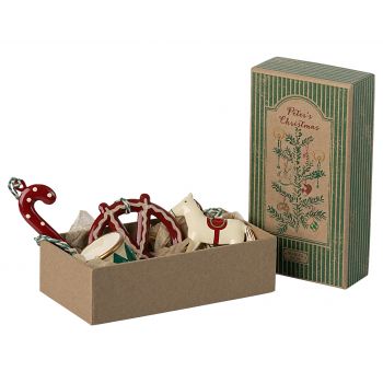 Adornos Navidad metal Color en caja (4u.) 2