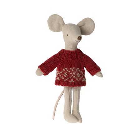 Knitted sweater for Mum Mouse (15cm)