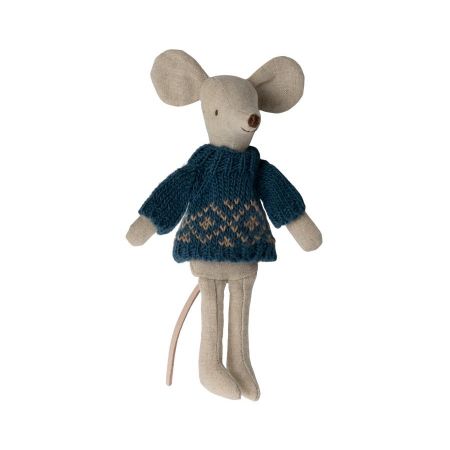 Knitted sweater for Dad Mouse (15cm)