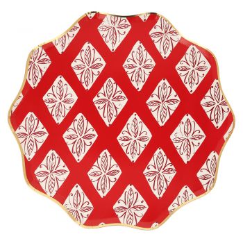Block PrintDinner Plates (8u) 2