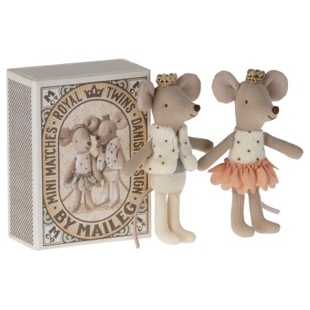 Royal Twins Mice in Box - Little (11cm)