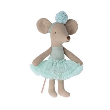 Ballerina Mouse Mint - Little Sister (10cm)