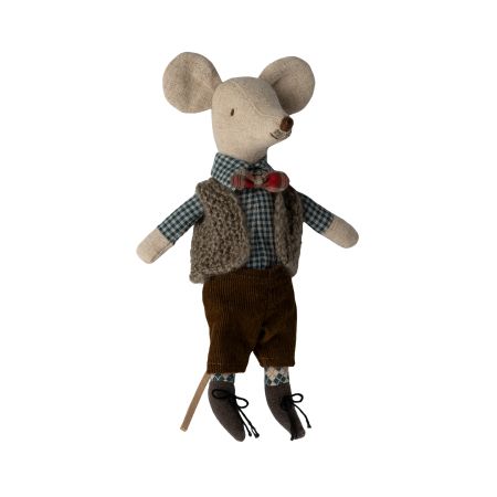 Vest, pants and butterfly for Grandpa Mouse (15 cm)