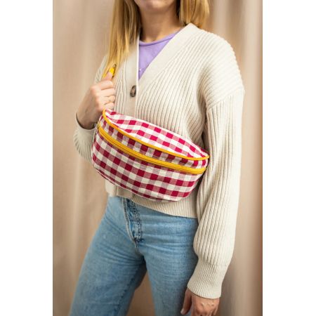 Hip pack Gingham - Red
