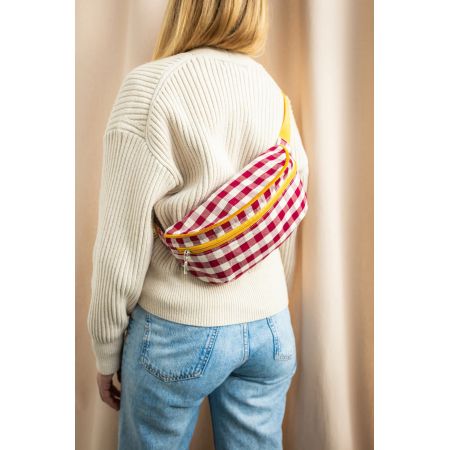 Hip pack Gingham - Red