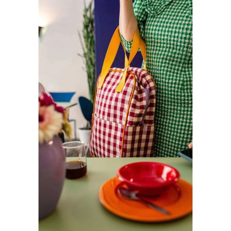 Backpack Gingham - Red