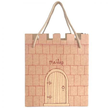 Paper bag, Castle - Rose