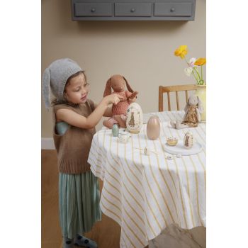 Metal Ornament, Lamb - Yellow 2