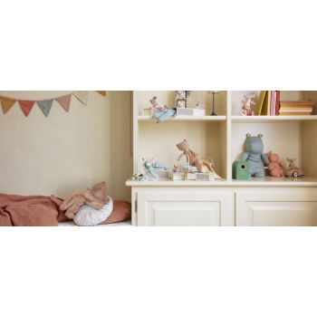 Metal heart box - Blue/Ocher flower (2u.) 2