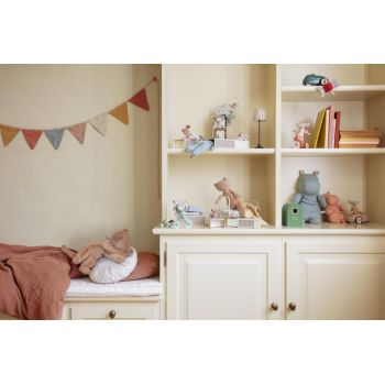 Heart box metal - Ocher/Heather flower (2u.) 2