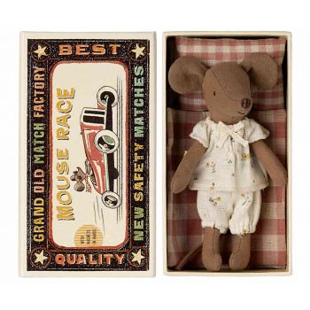 Big sister mouse in matchbox (12cm)