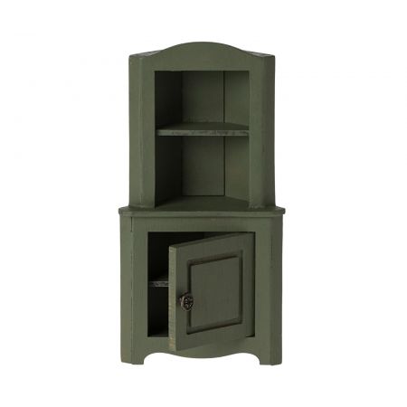 Mueble esquinero de Madera - Verde oscuro (15,5cm)
