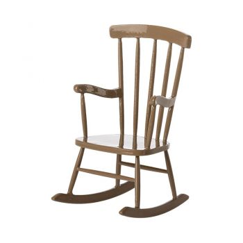 Rocking chair for mouse - Light brown (11cm) 2