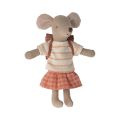 Mouse Tricycle, Big Sister - Coral (13cm)
