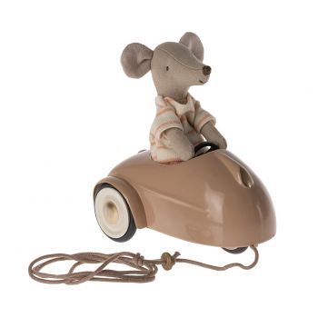 Coche para ratoncitos- Marrón claro 2
