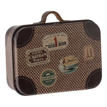 Suitcase, micro - Brown