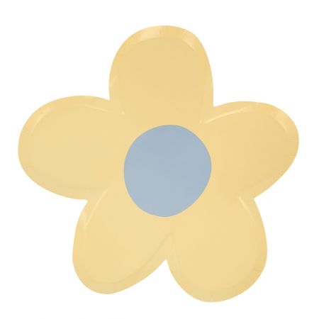 Daisy shaped plates (8u.)