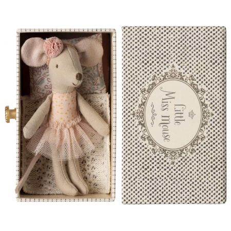 Dancing Mouse in daybed - Little Sister (11cm)