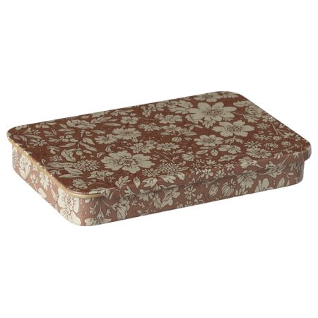 Metal box with sliding lid, Blossom - Heather