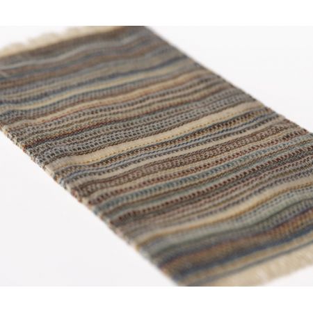 Miniature rug striped