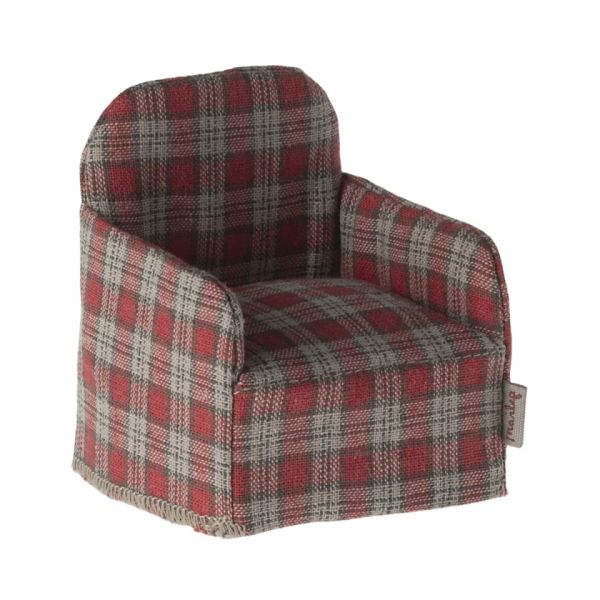 Mouse Chair - Red checker